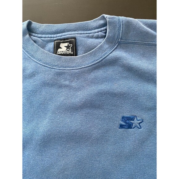Vintage Starter Men's "Patina Blue" Rare Box Crew Neck Sweatshirt - Size Medium - Picture 8 of 9